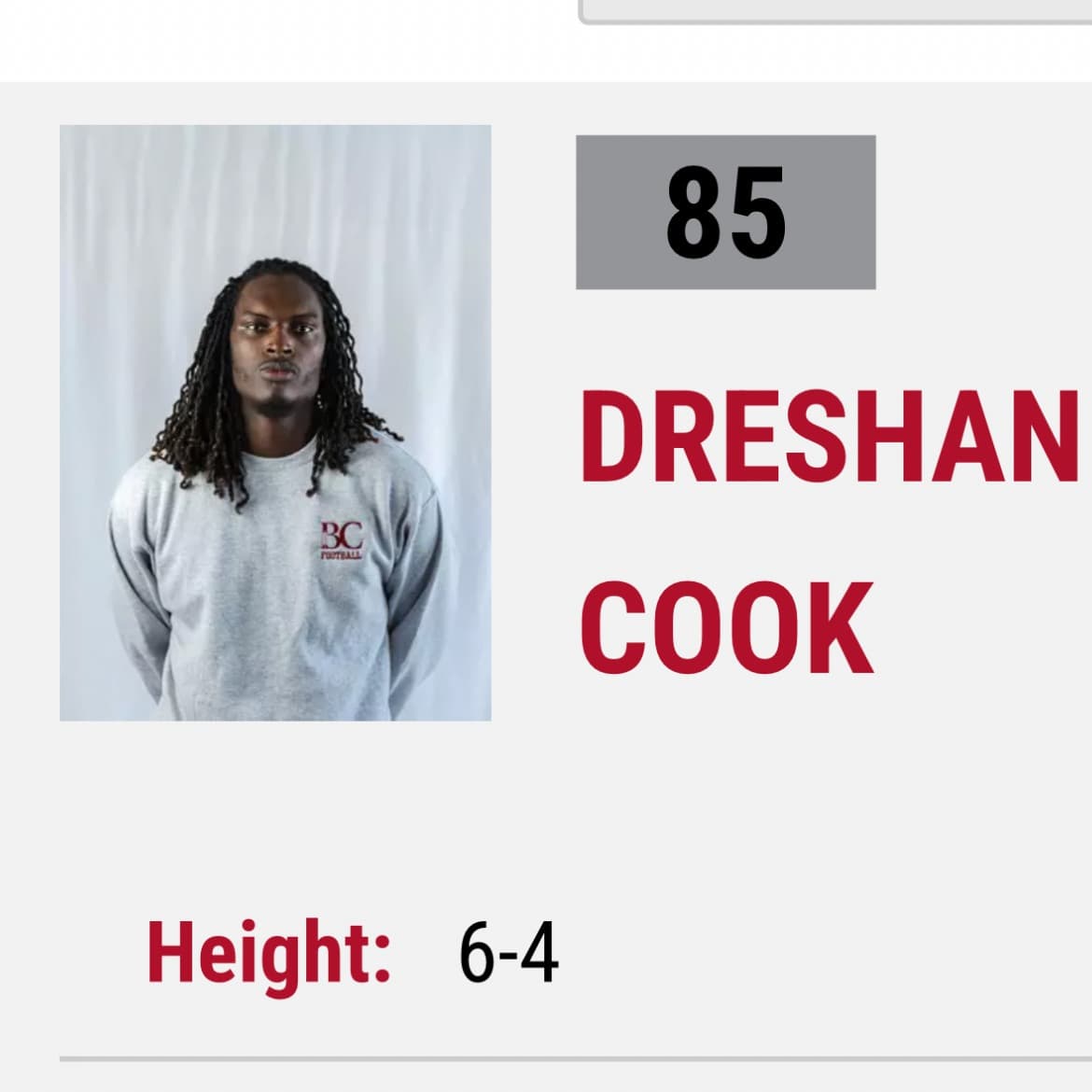 Dre’Shan Cook
